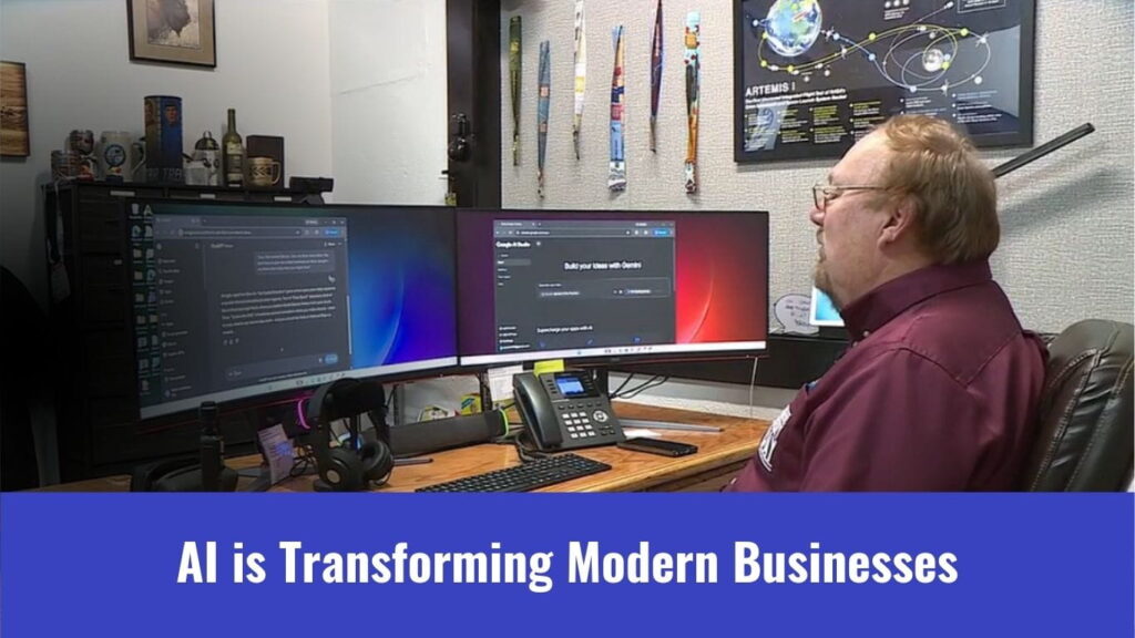 AI transforming modern businesses by improving productivity and reducing operational costs